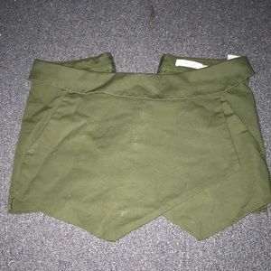 Army Green Envelope Skirt